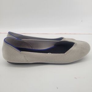 Rothy's Flax Birdseye Round Toe Ballet Flats Retired  Size 8